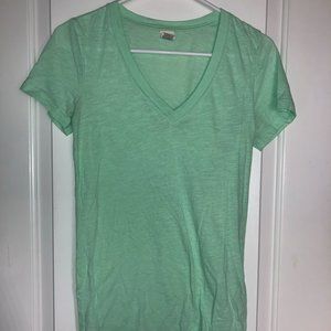 Mint Green PINK V-Neck